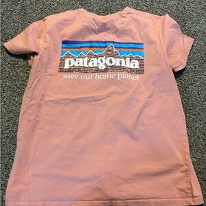Patagonia Organic Cotton Pink Tee